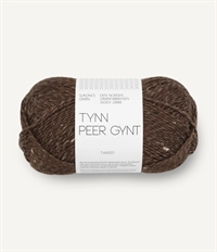 3085 Mørk Brun Tweed, Tynn Peer Gynt